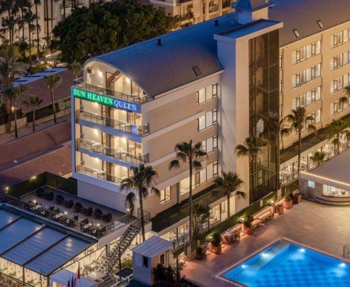 Karštos atostogos Alanijos pakrantėje, 4* SUN HEAVEN QUEEN HOTEL viešbutyje!