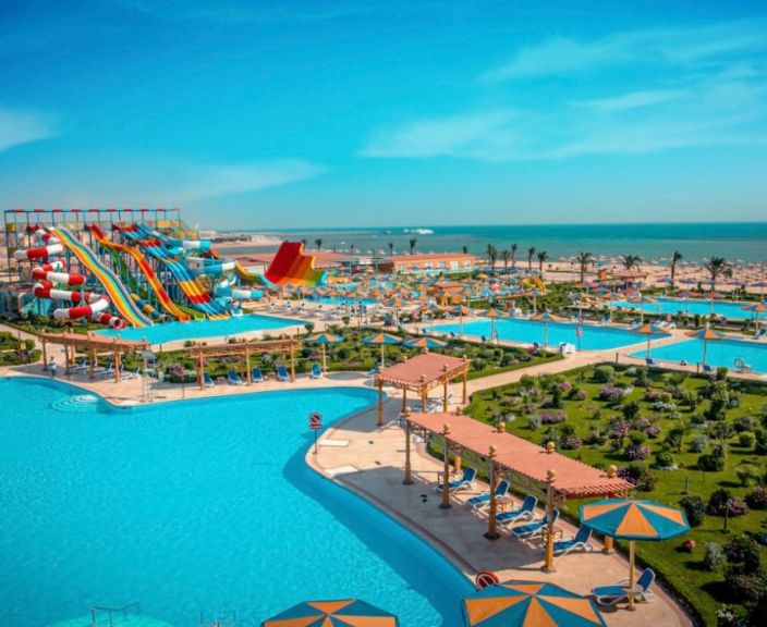 Nuotykių kupinos atostogos visai šeimai Egipte, 5* HAWAII PARADISE AQUA PARK RESORT!