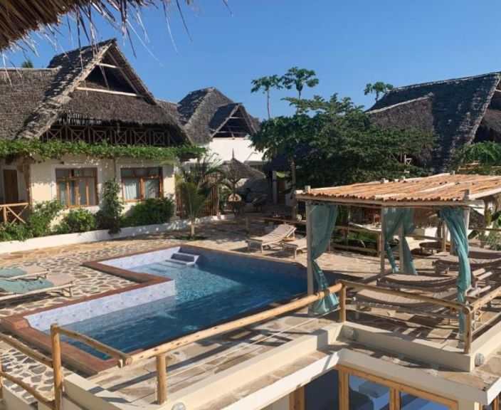 Saulės ir krištolo skaidrumo jūros kupinas poilsis Zanzibare, 4* ZANZIBAR TROPICAL SUNSET BOUTIQUE HOTEL!