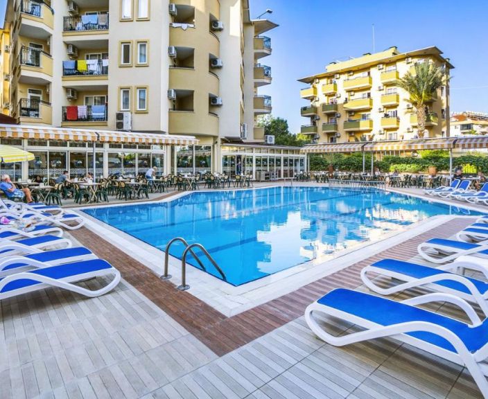 Mėgaukitės saule ir jūra Turkijoje, 4* KLEOPATRA ROYAL PALM HOTEL viešbutyje!