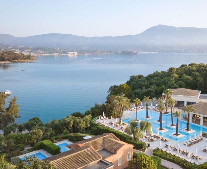 Išskirtinis poilsis Korfu saloje, VIP klasės viešbutyje GRECOTEL EVA PALACE AT KOMMENO PENINSULA!
