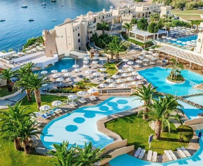 Karštos saulės vonios ir skaidri jūra Rodo saloje, 5* LINDOS ROYAL RESORT viešbutyje!