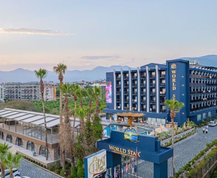 Nerūpestingos atostogos Turkijoje, naujame 5* WORLD STAR BEACH RESORT & SPA viešbutyje!
