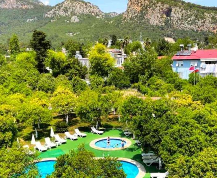 Atsipalaiduokite kalnų apsuptyje CASTLE PARK HOTEL Turkijoje!