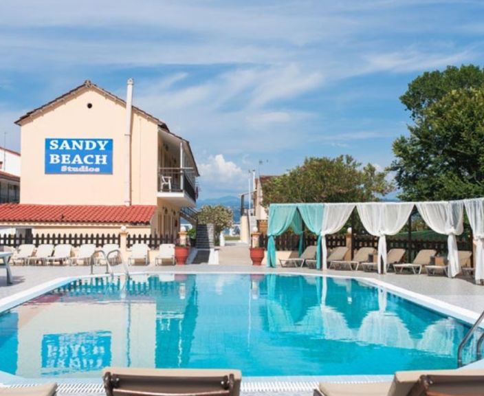 Jaukios atostogos Korfu saloje, 3* SANDY BEACH STUDIOS viešbutyje!