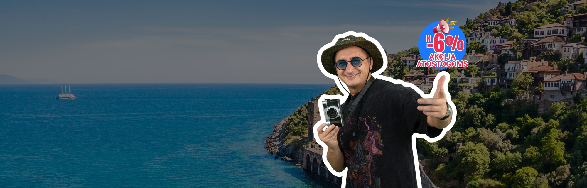 🏖️ Vasaros atostogoms -6 % 📢