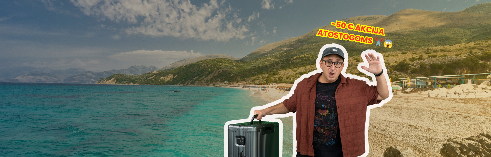 Sutaupyk! Vasaros atostogos pigiau 🏖️↗️
