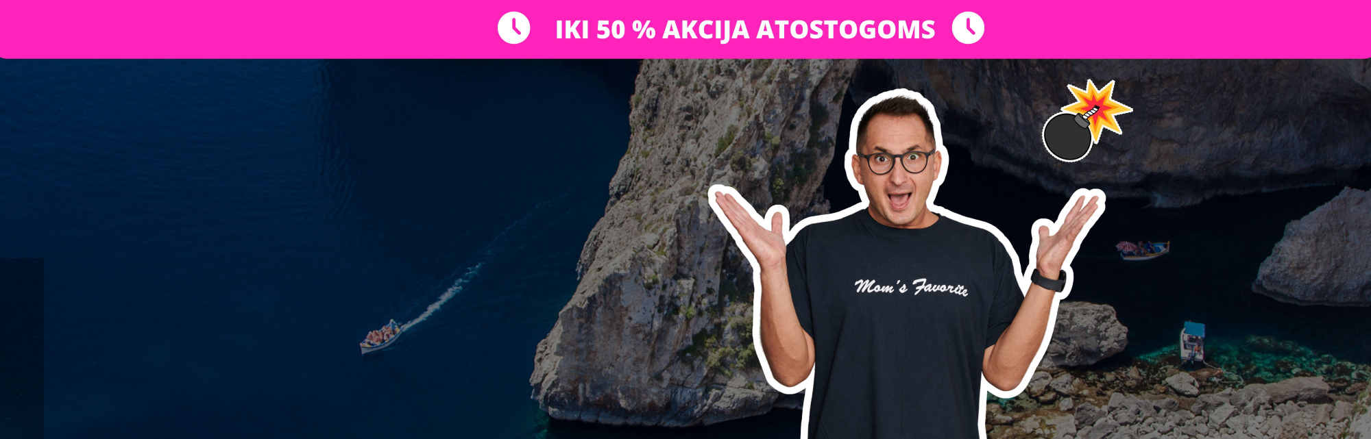 IŠPARDAVIMAS 📣 IKI -50 % 🤑⏰