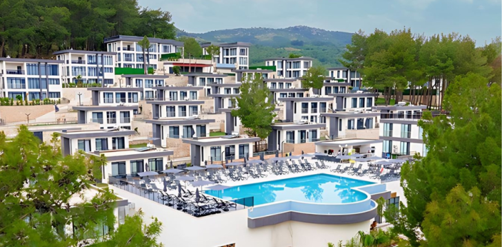 apsistokite NEWANT OLYMPOS HEALTH RESORT & VILLAS viešbutyje už gerą kainą. 