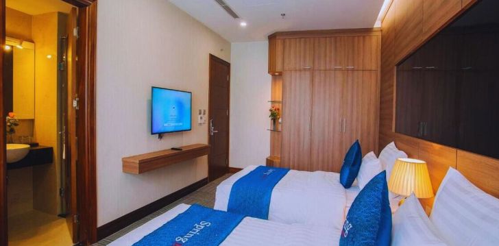 nepraleisk progos pailsėti už gerą kainą - viešbutyje SPRING HOTEL HANOI