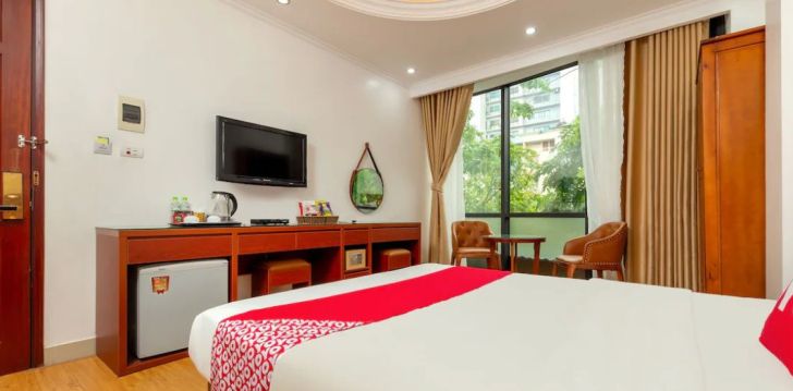 Tavęs laukia poilsis Vietnamas įsikūrusiame SUPER OYO CAPITAL O 387 BACH DUONG HOTEL