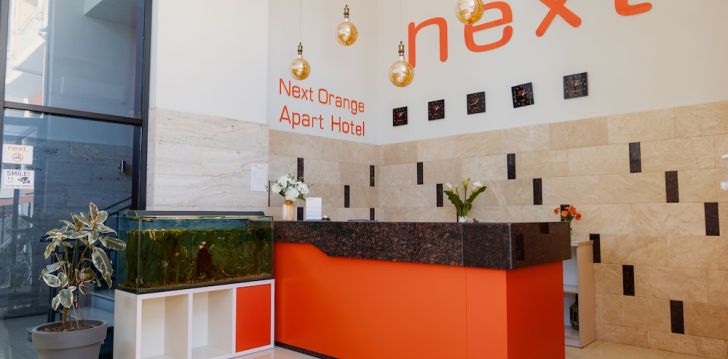 NEXT ORANGE HOTEL - klientų vertinamas, kaip geras kainos ir kokybės santykis. 