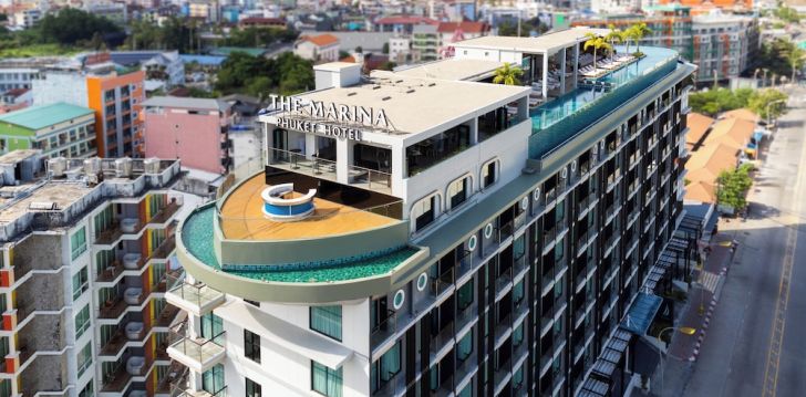 Apsistokite THE MARINA PHUKET HOTEL viešbutyje už gerą kainą.