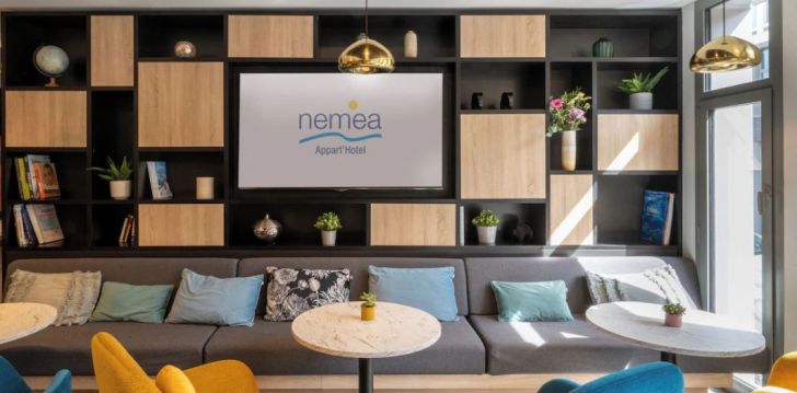 Atostogos Prancūzija – apsistokite viešbutyje NEMEA APPART'HOTEL NICE RIVIERA