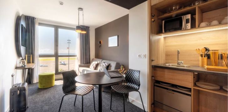 tavęs laukia poilsis Prancūzija įsikūrusiame NEMEA APPART'HOTEL NICE RIVIERA