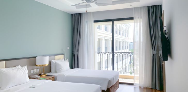 tavęs laukia poilsis Vietnamas įsikūrusiame WYNDHAM GARDEN GRANDWORLD PHU QUOC