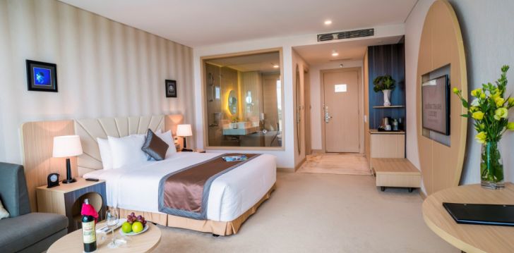 Nepraleisk progos pailsėti už gerą kainą - viešbutyje MUONG THANH LUXURY PHU QUOC HOTEL