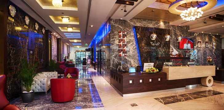 ROSE PARK HOTEL AL BARSHA - klientų vertinamas, kaip geras kainos ir kokybės santykis. 
