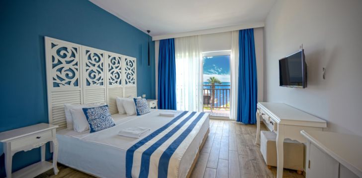 Viešbutis BLUE DREAMS RESORT įsikūręs Turkija. 