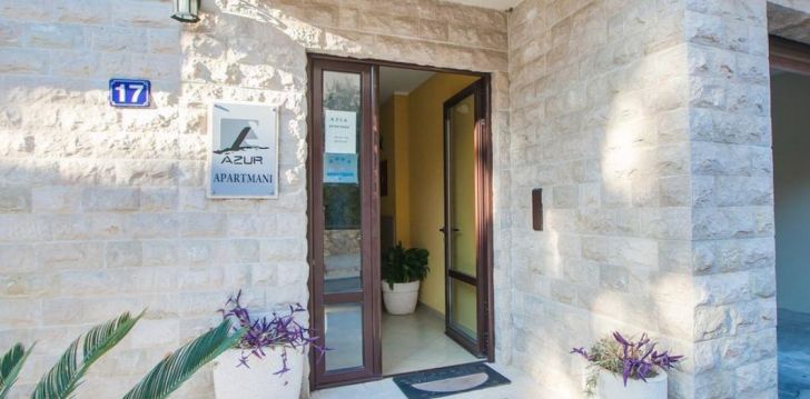 atostogos Juodkalnija – apsistokite viešbutyje APARTMENTS AZUR