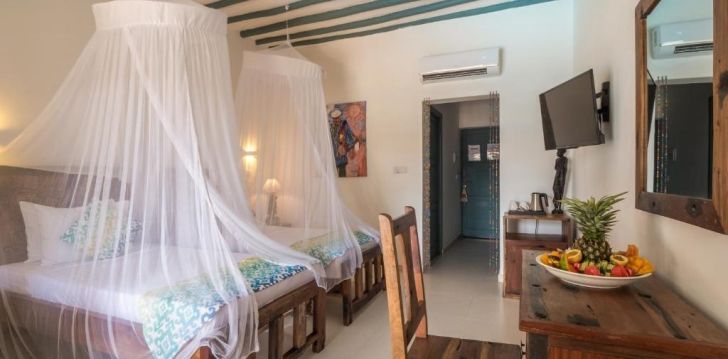 Viešbutis VOI KIWENGWA BEACH RESORT įsikūręs .