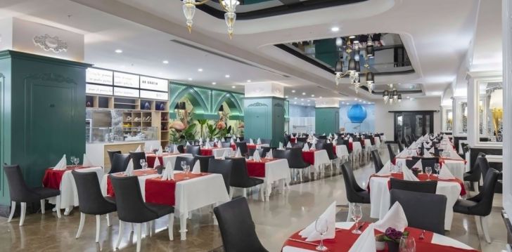Viešbutis GRANADA LUXURY RESORT & SPA įsikūręs Turkija. 