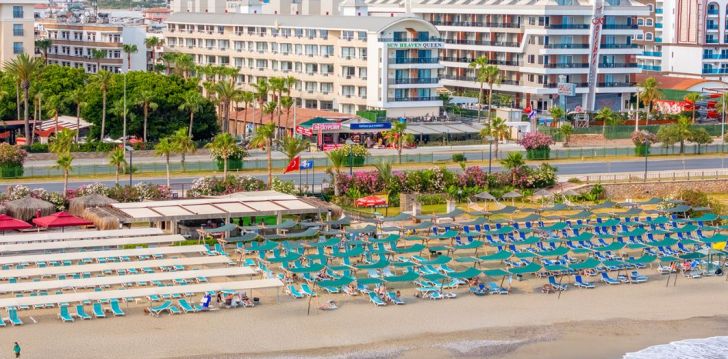 tavęs laukia poilsis Turkija įsikūrusiame SUN HEAVEN QUEEN HOTEL