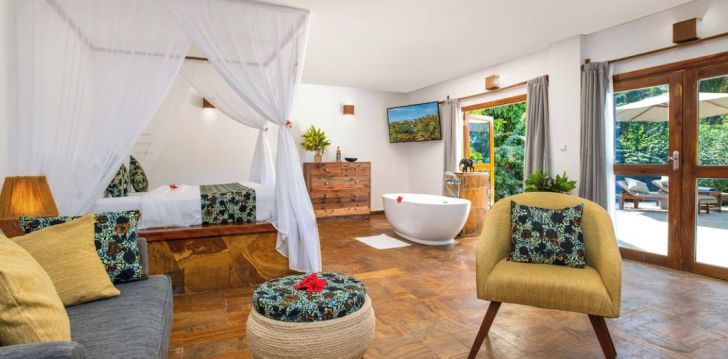 tavęs laukia poilsis Zanzibaras įsikūrusiame WHITE PARADISE ZANZIBAR