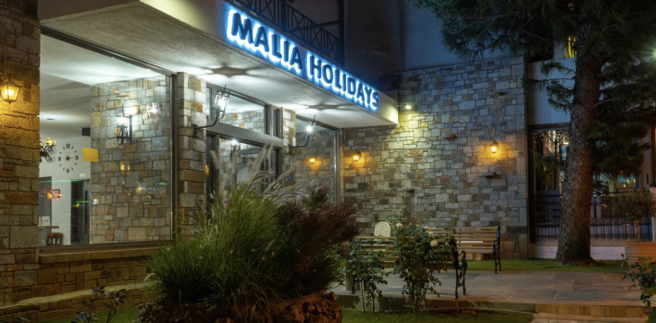 Viešbutis MALIA HOLIDAYS įsikūręs Graikija.