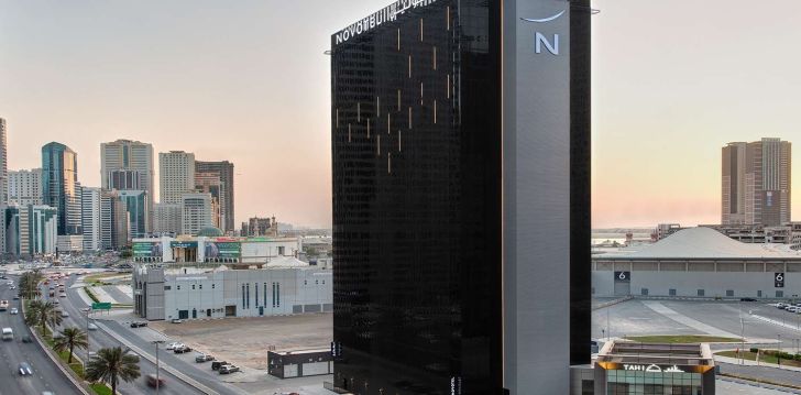 Nepraleisk progos pailsėti už gerą kainą - viešbutyje NOVOTEL SHARJAH EXPO CENTRE