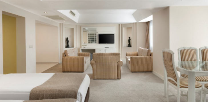 Patogus viešbutis jūsų kelionei – 5* MONACHUS FAMILY RESORT SORGUN (ex. SEVEN SEAS HOTEL BLUE)