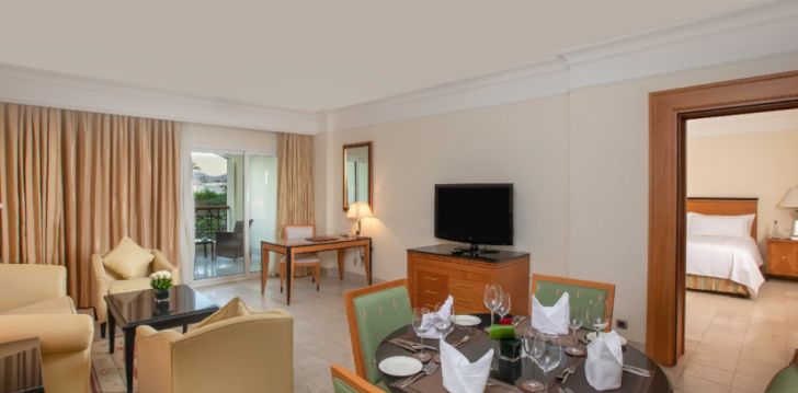 Apsistokite SWISSOTEL SHARM EL SHEIKH MANAGED BY RIXOS viešbutyje už gerą kainą. 