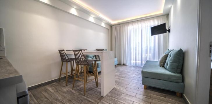 Geras kainos ir kokybės santykis atostogoms - viešbutis PORTO KALAMAKI HOTEL APARTAMENTS