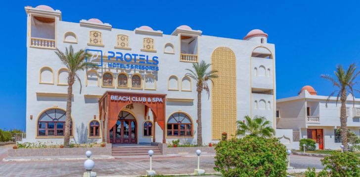 Planuoji kelionę į Egiptas? apsistokite 4 viešbutyje PROTELS BEACH CLUB & SPA RESORT.