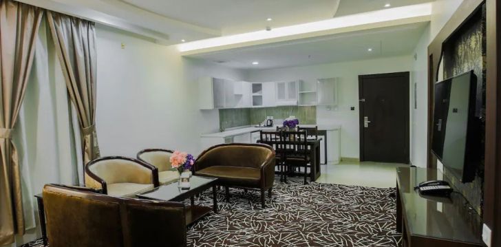 Tavo atostogos prasideda viešbutyje REST NIGHT HOTEL SUITES AL HAMRA