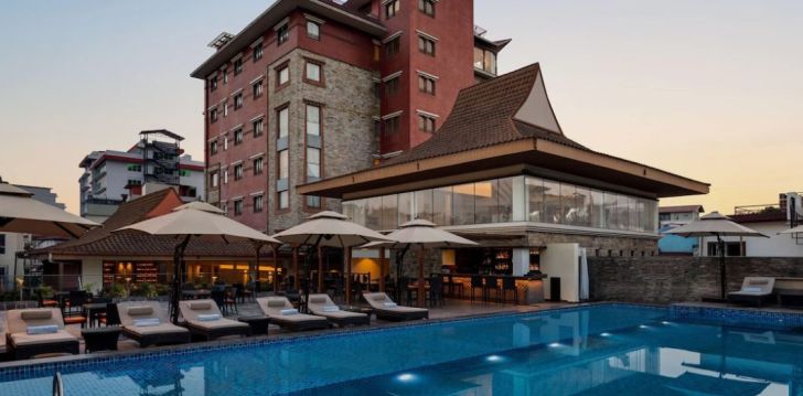 Apsistokite RAMADA BY WYNDHAM KATHMANDU DHUMBARAHI viešbutyje už gerą kainą. 