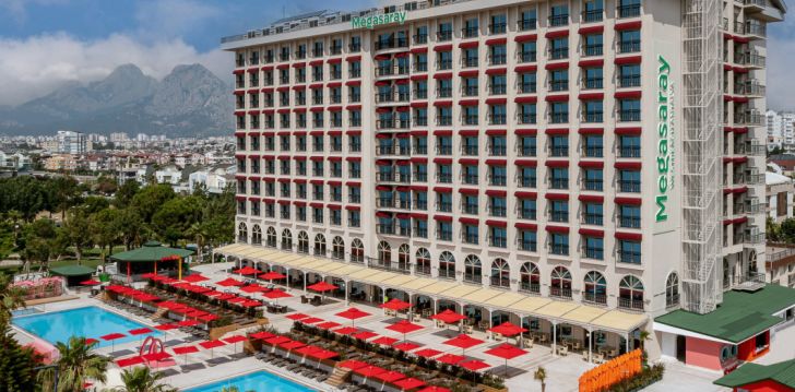 Apsistokite MEGASARAY WESTBEACH ANTALYA viešbutyje už gerą kainą. 