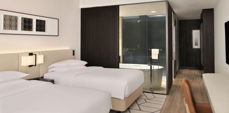 Nepraleisk progos pailsėti už gerą kainą - viešbutyje SHERATON GRAND HOTEL DUBAI