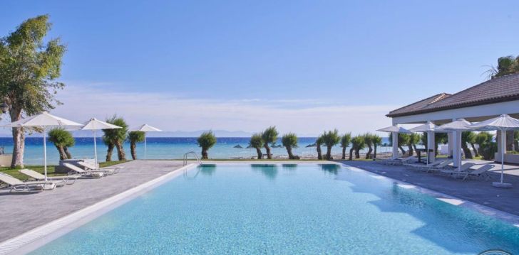 Atostogos Graikija – apsistokite viešbutyje BLUE BAY BEACH RESORT