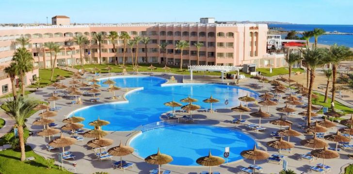 Tavęs laukia poilsis Egiptas įsikūrusiame BEACH ALBATROS RESORT