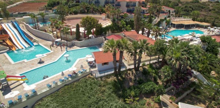 Apsistokite RETHYMNO MARE & WATER PARK viešbutyje už gerą kainą. 