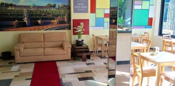 HOTEL SANS SOUCI - klientų vertinamas, kaip geras kainos ir kokybės santykis. 