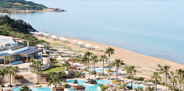 Apsistokite GRECOTEL LA RIVIERA AT RIVIERA OLYMPIA AQUA PARK viešbutyje už gerą kainą.