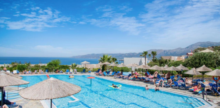 Pelnyta atgaiva kerinčio grožio Kretos saloje 4* viešbutyje SEMIRAMIS VILLAGE! 1