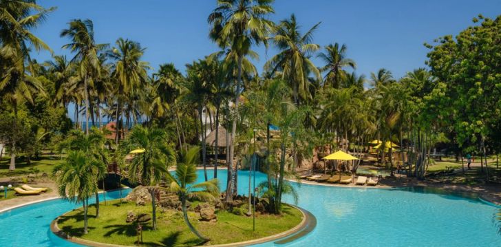 Viešbutis SAROVA WHITE SANDS BEACH RESORT & SPA įsikūręs Kenija.