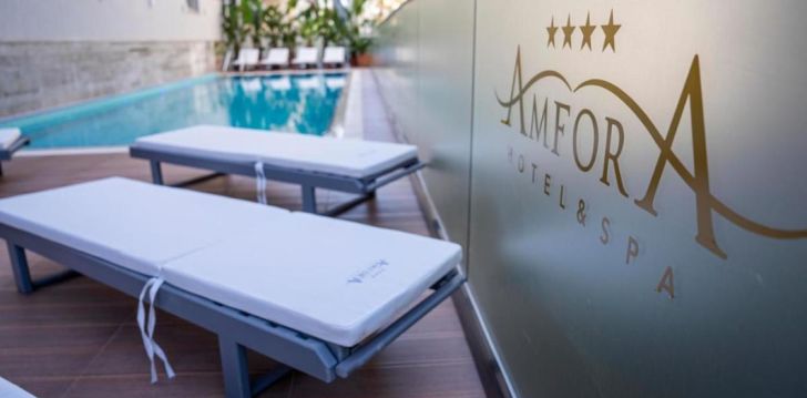 Patogus viešbutis jūsų kelionei – 4* AMFORA HOTEL & SPA