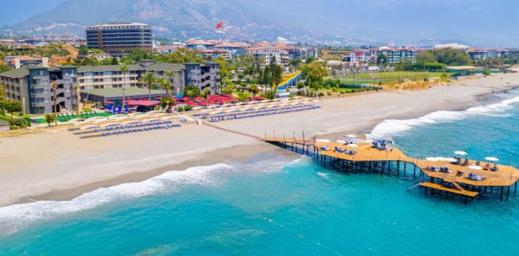 Viešbutis SENZA SUNSET BEACH HOTEL įsikūręs Turkija. 