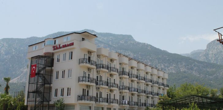 Viešbutis TAL BEACH HOTEL įsikūręs Turkija.