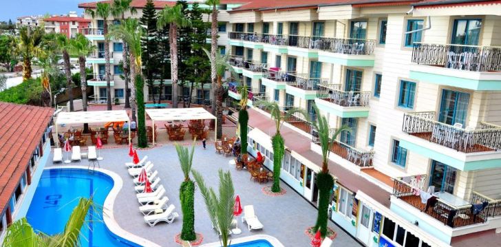 Atostogos Turkija – apsistokite viešbutyje CINAR FAMILY SUITE HOTEL