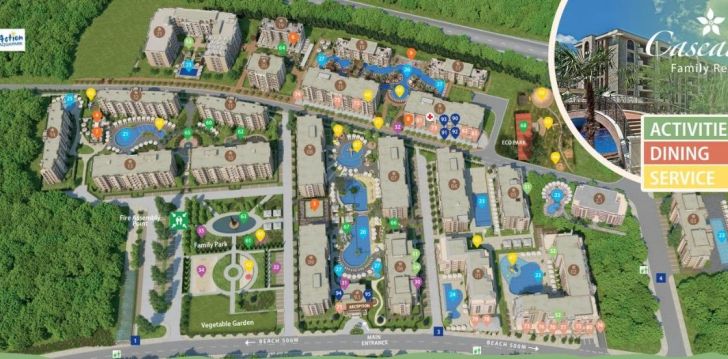 apsistokite CASCADAS FAMILY RESORT viešbutyje už gerą kainą. 